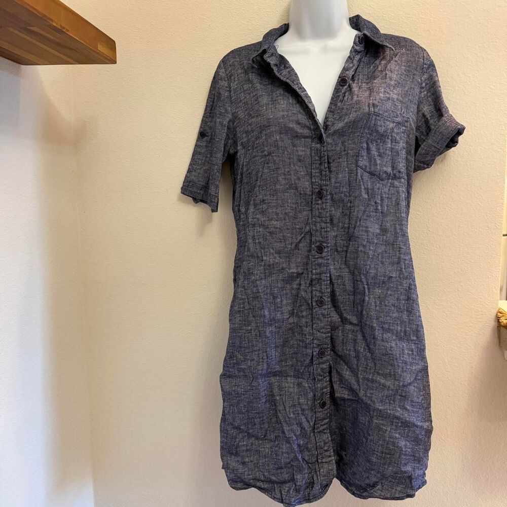 Theory Women's Blue and Navy Dress